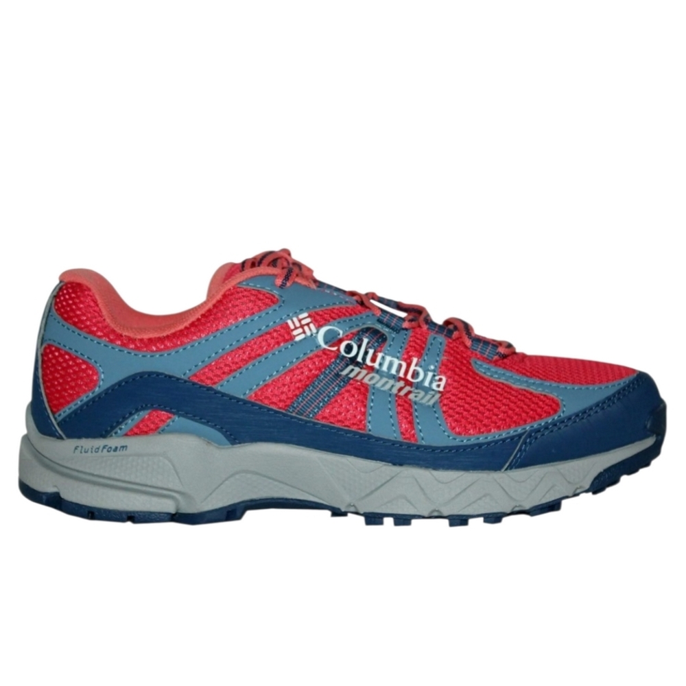COLUMBIA Montrail Red Low Top Hiking Shoes Womens Size 6